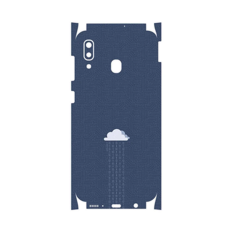 برچسب پوششی ماهوت مدل Minimal Data Cloud-FullSkin مناسب برای گوشی موبایل سامسونگ Galaxy M10s