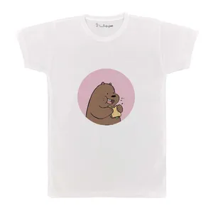 تی شرت بچگانه پرمانه طرح خرس های کله فندقی کد pmt.5583