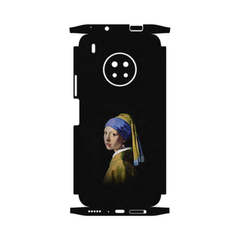 برچسب پوششی ماهوت مدل Girl with a Pearl Earring of Vermeer-FullSkin مناسب برای گوشی موبایل هوآوی Y9a