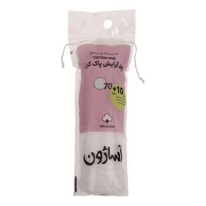 پد پاک کننده آرایش آساژون مدل 3245 بسته 80 عددی