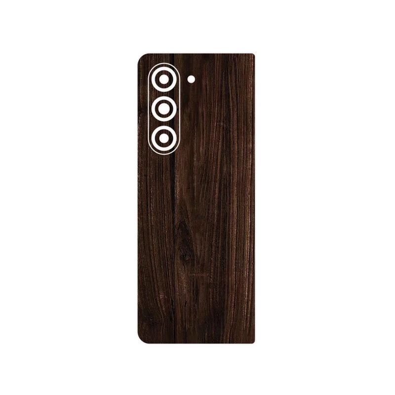 برچسب پوششی ماهوت مدل Dark_Walnut_Wood مناسب برای گوشی موبایل سامسونگ Galaxy Z Fold 5