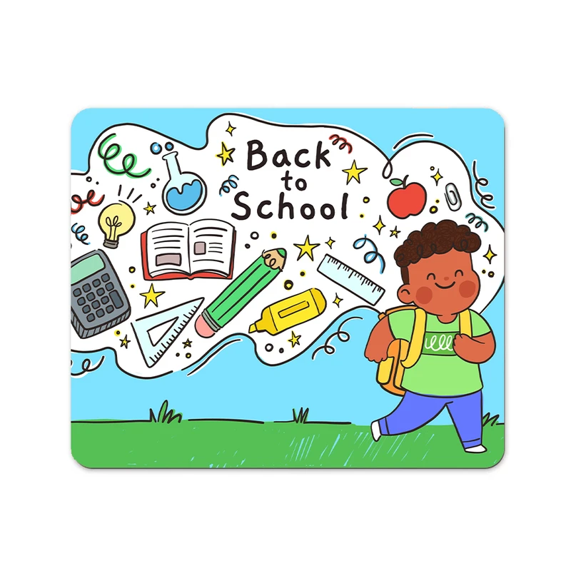 ماوس پد پاد آفرین مدل دانش آموز بازگشت به مدرسه معلم  کد P534 سایز 19*24 سانتی متر