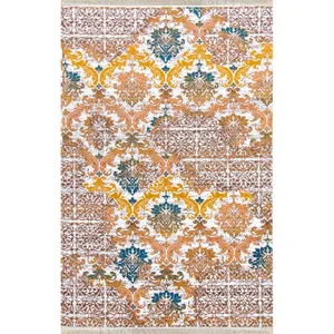 فرش ماشینی الیت طرح کهنه‌نما مدل S506-1