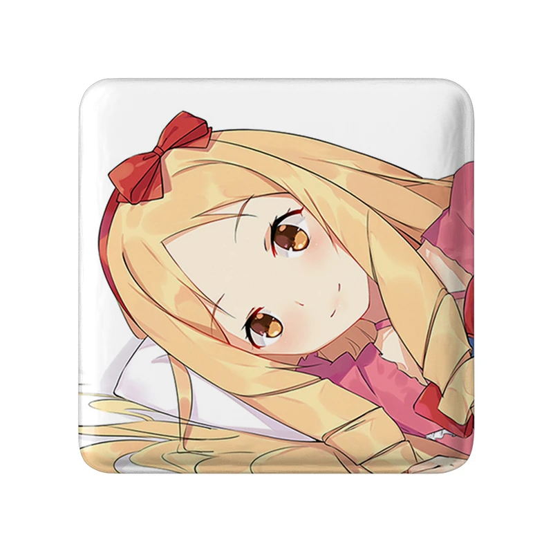 مگنت خندالو طرح یامادا الف انیمه ارومانگا سنسی Eromanga Sensei  مدل مربعی کد 22702