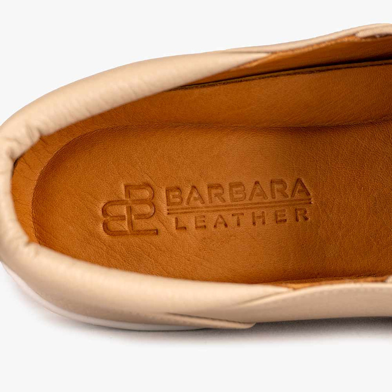 کفش روزمره زنانه چرم باربارا مدل 002