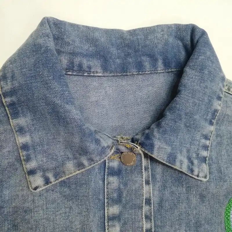 کت جین زنانه مدل Saffnovery Solid Geometry