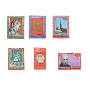 تمبر یادگاری مدل پست واتیکان مجموعه 6 عددی