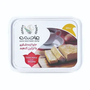 حلوا ارده شکری با تزیین کنجد برادران عاصمی - 400گرم