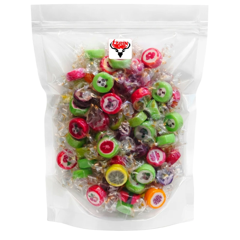 آبنبات با طعم میوه مخلوط لاکچری دست ساز آدرین - 500 گرم