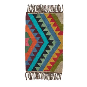 گلیم دستبافت یک متری کد 7073