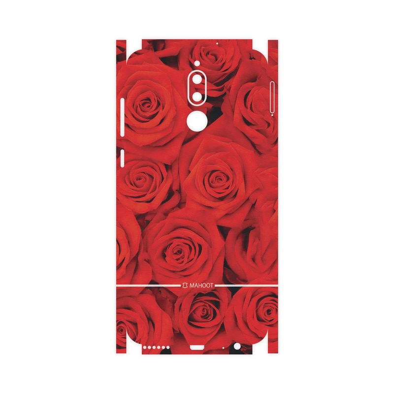 برچسب پوششی ماهوت مدل Red-Flower-FullSkin مناسب برای گوشی موبایل هوآوی Mate 10 Lite