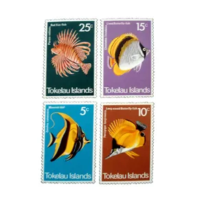 تمبر یادگاری مدل ماهی ها کد DS3004  مجموعه 4 عددی