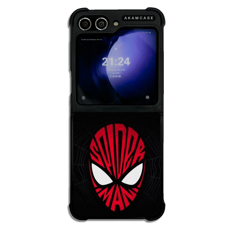 کاور آکام مدل AMCWSGZFLIP5-SPIDERMAN1 مناسب برای گوشی موبایل سامسونگ Galaxy Z Flip 5