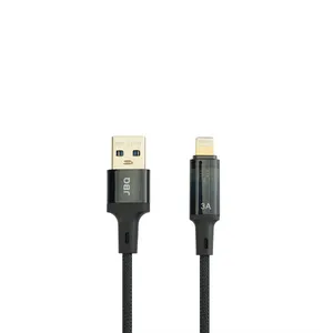 کابل تبدیل USB به لایتنینگ جی بی کیو مدل ca-728 طول 1.5 متر