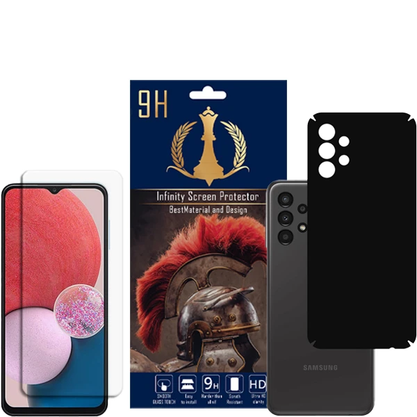  برچسب پوششی اینفینیتی مدل PRO MAX مناسب برای گوشی موبایل سامسونگ Galaxy A13 4G به همراه محافظ صفحه نمایش