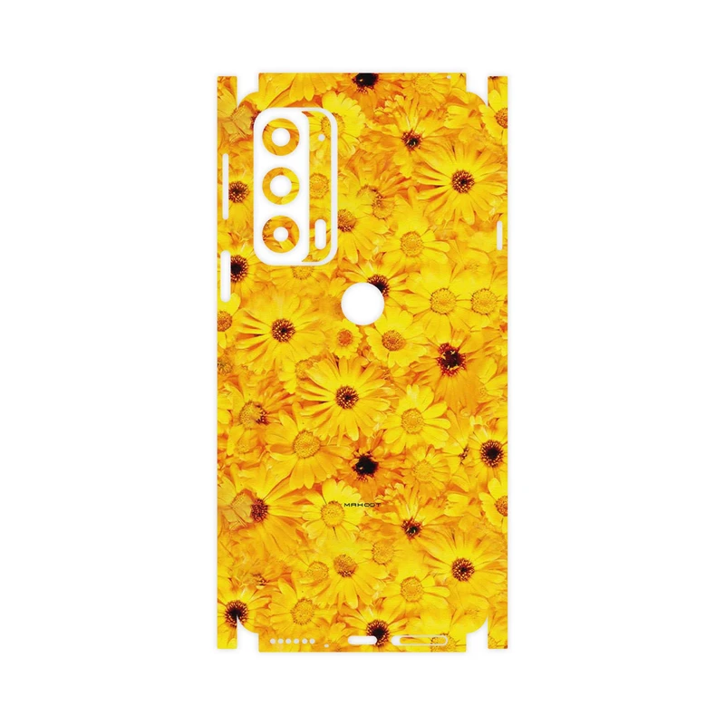 برچسب پوششی ماهوت مدل Yellow_Flower-FullSkin مناسب برای گوشی موبایل موتورولا Edge 20
