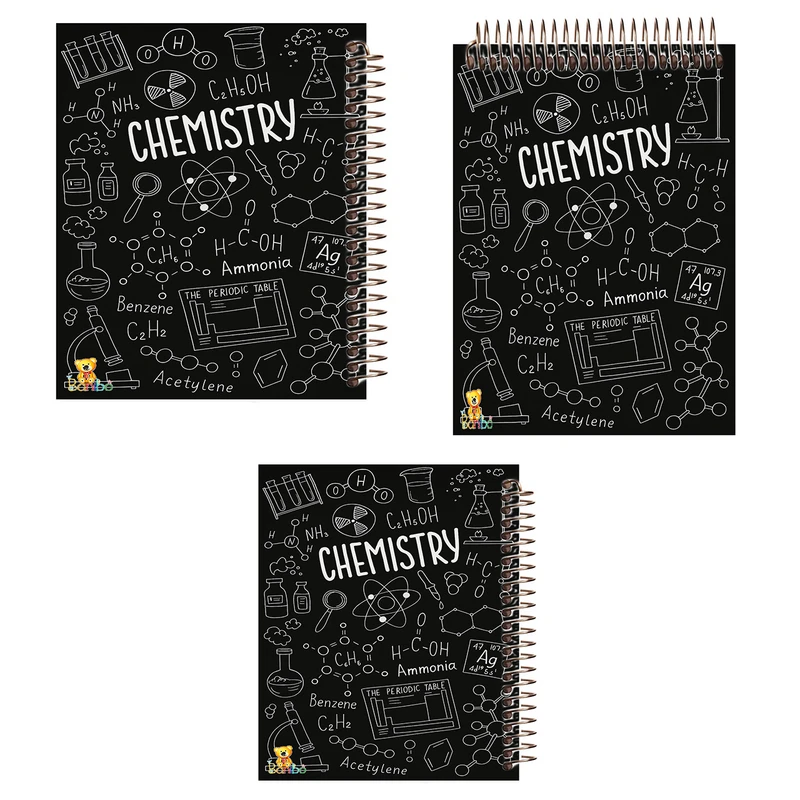 دفتر 100 برگ بانیبو مدل chemidtry کد 2753 مجموعه 3 عددی