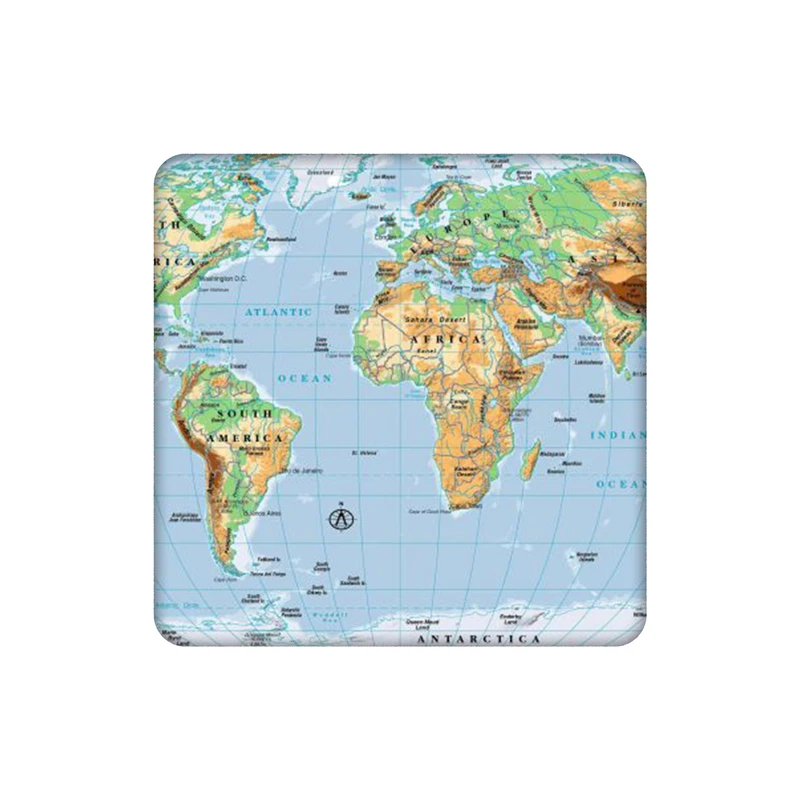 زیرلیوانی طرح نقشه جهان کد    5376710