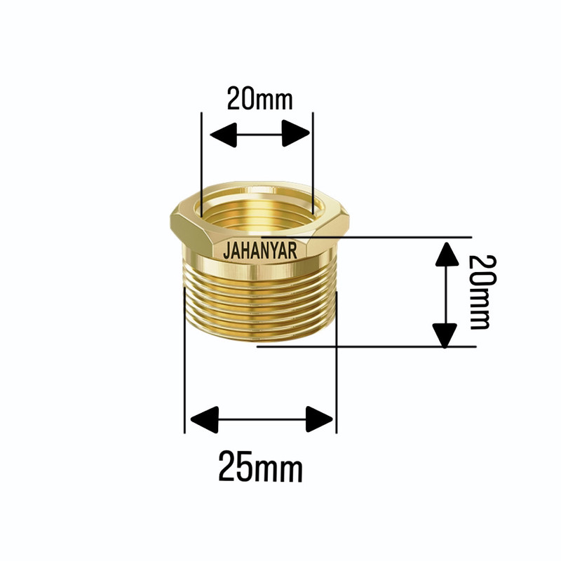 تبدیل مغزی جهانیار مدل 634 بسته دو عددی