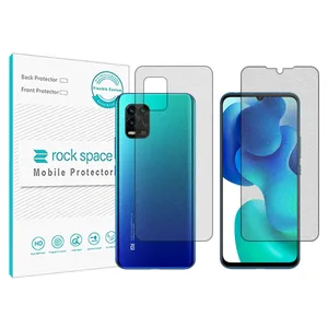 Matte Rockspace HyMTT screen protector suitable for the Xiaomi Mi 10 Youth mobile phone along with the back of the phone