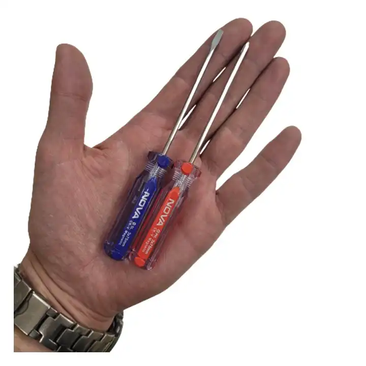 پیچ گوشتی نووا مدل کریستالی 75x3 بسته دو عددی