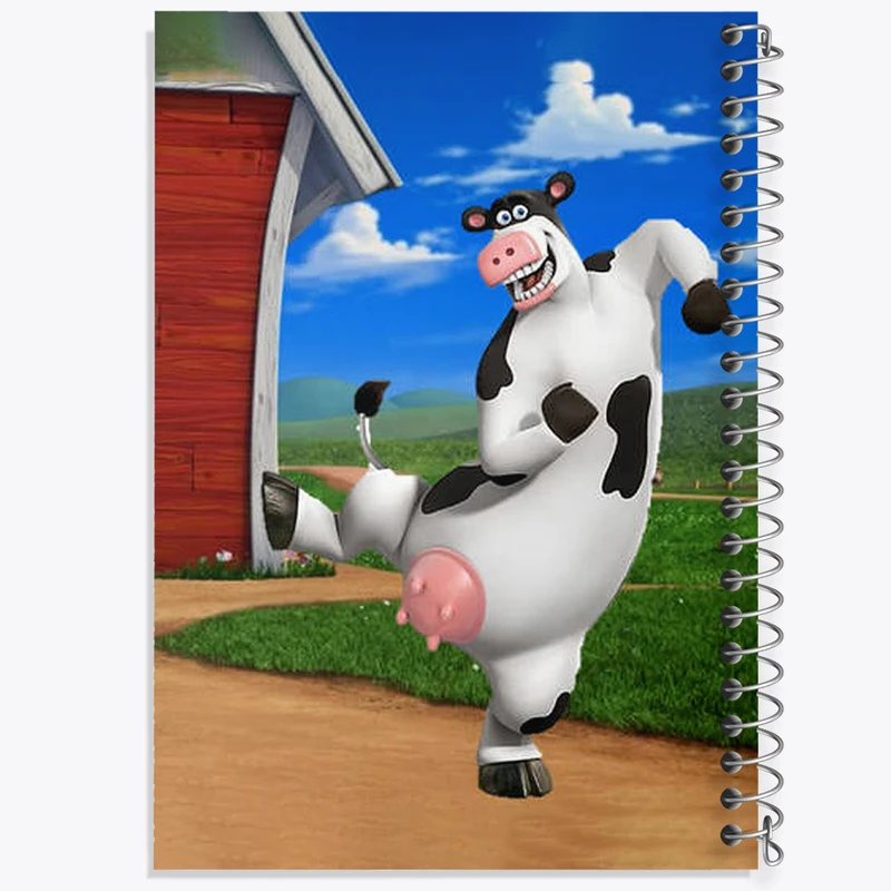 دفتر نت موسیقی 50 برگ خندالو مدل انیمیشن رئیس مزرعه کد N46