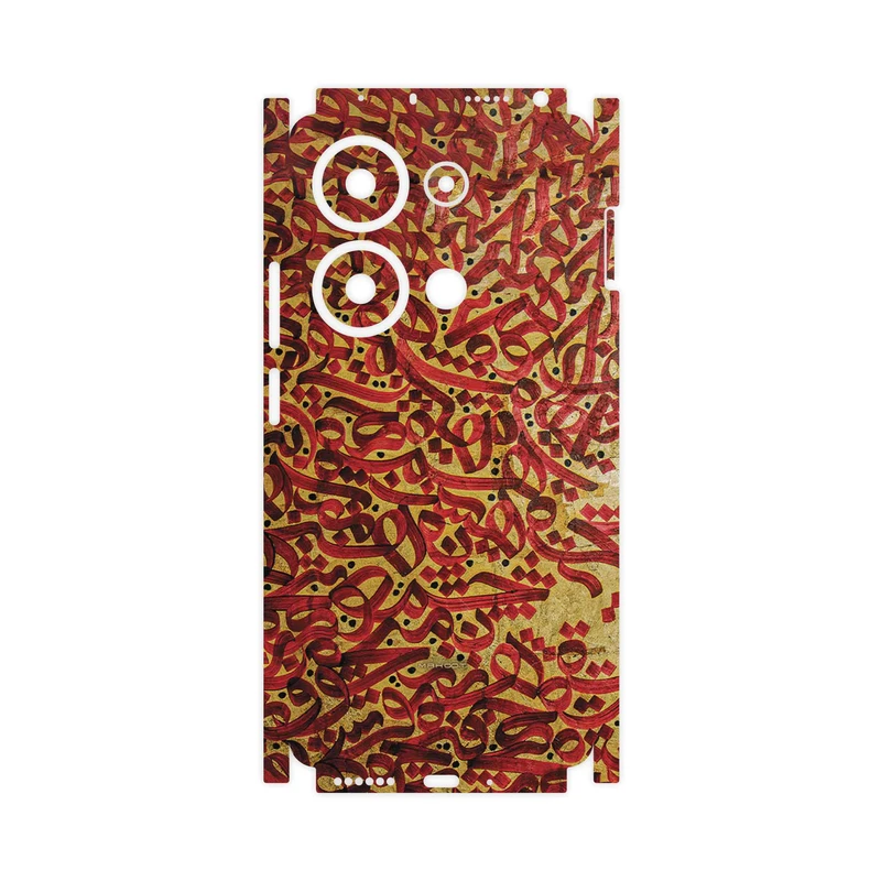 برچسب پوششی ماهوت مدل Nastaliq_6-FullSkin مناسب برای گوشی موبایل شیائومی Poco M6 Pro 4G