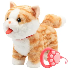 اسباب بازی مدل ربات گربه سنسوری طرح قلاده دار خندان کد YH-4