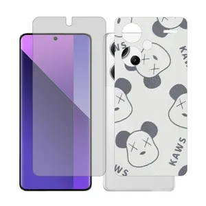 Glass Together model matte Screen Protector Suitable for Xiaomi Redmi Note 13 Pro Plus Mobile Phone with Back cover sticker