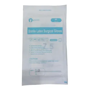 دستکش جراحی غیر پودری مدل PMP105T10 سایز متوسط (M) بسته 10 عددی