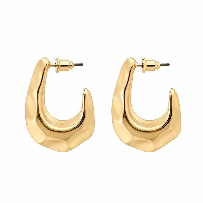 گوشواره میخی زنانه دفرمه مدل L-EA-9945