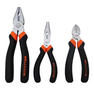  مجموعه سه عددی انبر دست و سیم چین و دم باریک ولبرن مدل YP-866