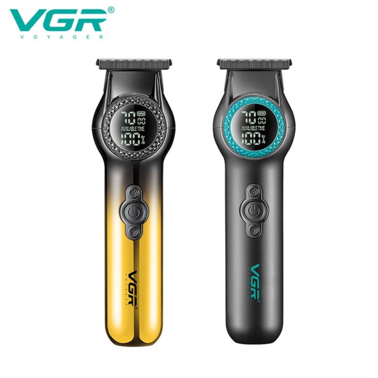 ماشین اصلاح موی سر و صورت وی جی ار مدل V-990، منبع انرژی باتری، تکنولوژی اصلاح به صورت تریمر، مدت زمان شارژ 150 دقیقه و مدت زمان استفاده پس از شارژ 200 دقیقه، به همراه کابل شارژ USB، برس تمیزکننده، روغن، 3 عدد شانه، با عملکرد توربو، نمایش وضعیت باتری -  - 7
