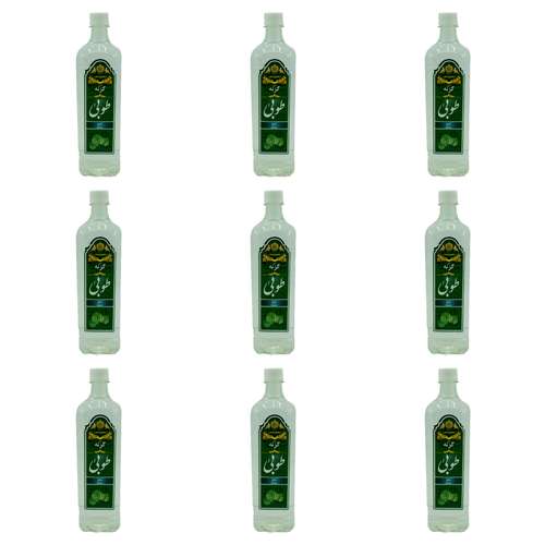 عرق گزنه گلاب طوبی - 1 لیتر بسته 9 عددی