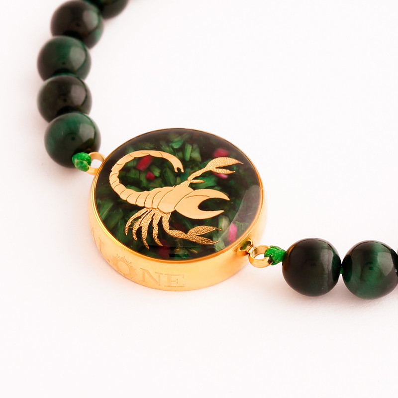 دستبند زنانه الون طرح ماه آبان کد TIG102