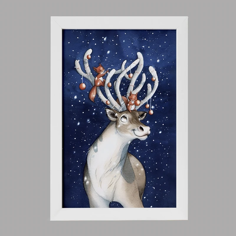 تابلو خندالو مدل گوزن بامزه کد F8280