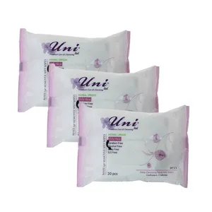 دستمال مرطوب یونی لد مدل عصاره خیار مجموعه 3 عددی