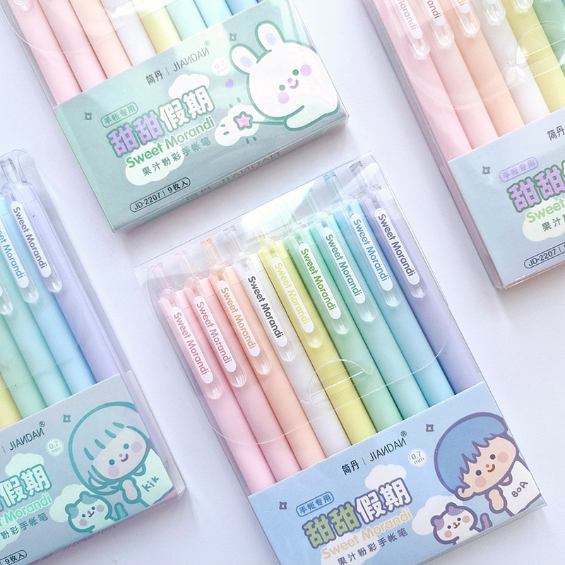 روان نویس سوویت موراندی مدل پاستل بسته 9عددی