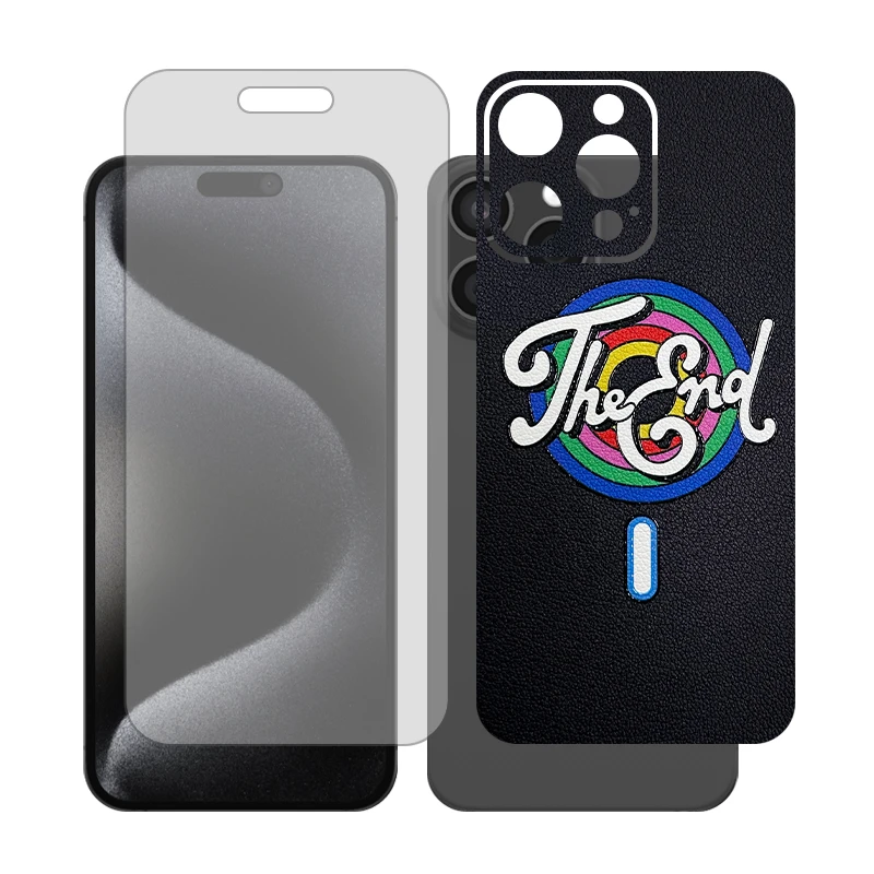 محافظ صفحه نمایش گلس مدل Together مناسب برای گوشی موبایل اپل iPhone 15 Pro Max به همراه برچسب پوششی