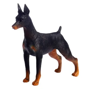 فیگور مدل سگ دوبرمن پینشر طرح Doberman Pinscher کد DO955-9 ارتفاع 9 سانتی متر