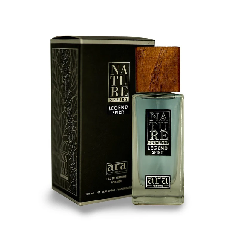 ادو پرفیوم مردانه پرفیوم آرا مدل NATURE LEGEND SPIRIT با رایحه خنک مرکباتی حجم 100 میلی لیتر
