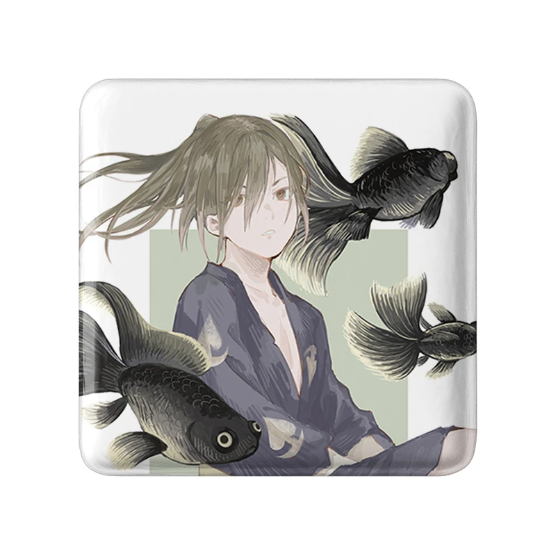 مگنت خندالو طرح هیاکیمارو انیمه دورورو مدل مربعی کد 33613