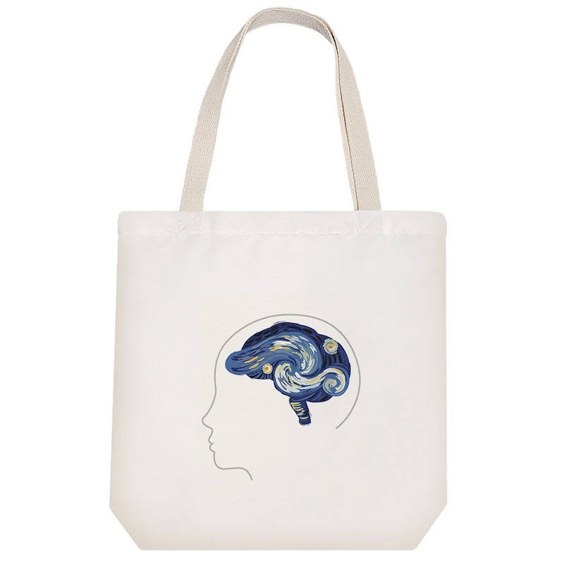 ساک خرید خندالو طرح ونسان ونگوگ کد 6604