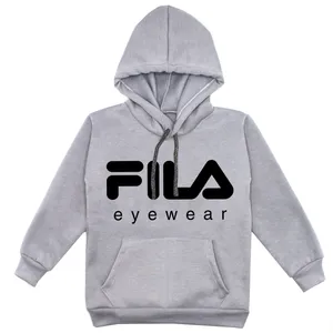 هودی پسرانه مدل F17 رنگ طوسی