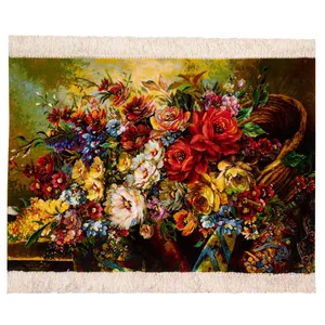  فرش دستباف دیوارکوب سی پرشیا مدل گل در سبد کد 902784