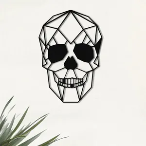 دیوارکوب دلامور مدل جمجمه ژئومتریک