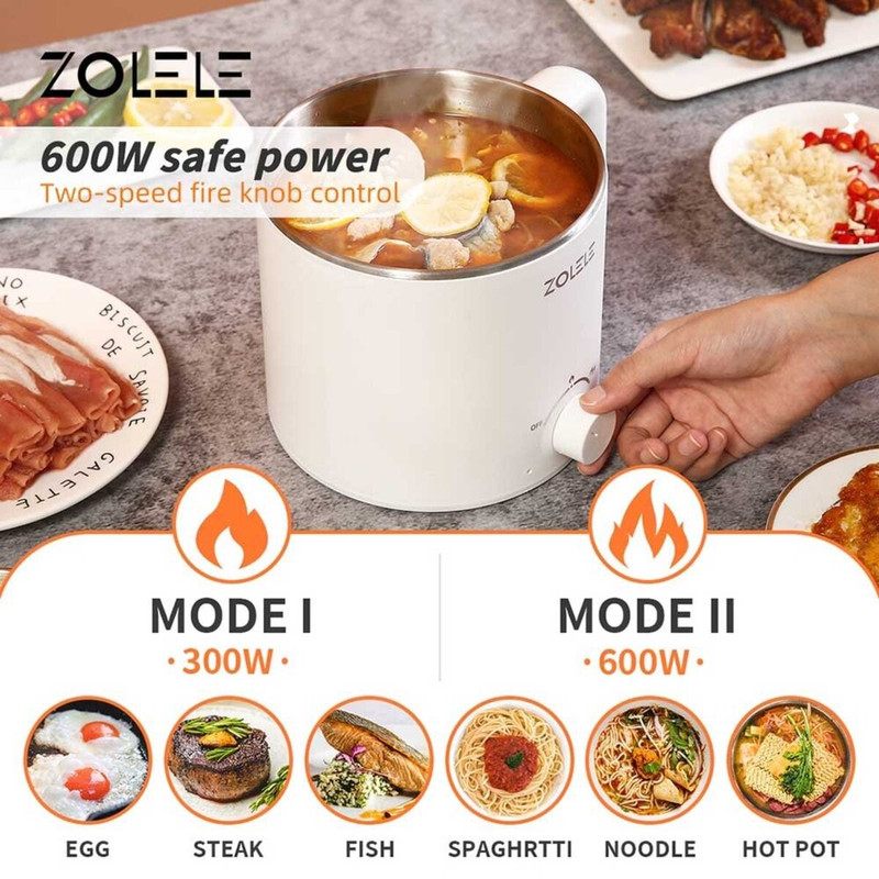 بخارپز زولهله مدل ZC301 بخارپز زولهله مدل ZC301