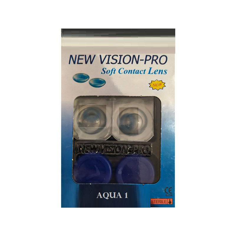 لنز چشم نیو ویژن پرو مدل A1 رنگ آبی آکوا