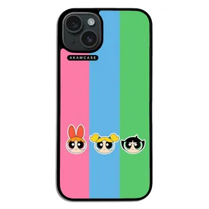 AKAM AMCWA15PLUS-POWER PUFF GIRLS8  Cover For Apple iPhone 15 Plus