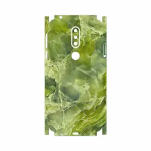 MAHOOT Green Crystal Marble-FullSkin Cover Sticker for Nokia 7.1
